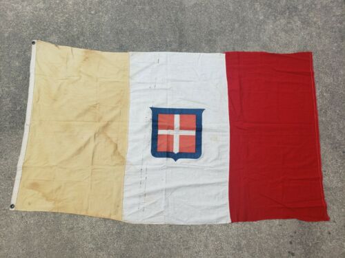 Antique Kingdom Of Italy Flag Wwii? Large 3'×5'