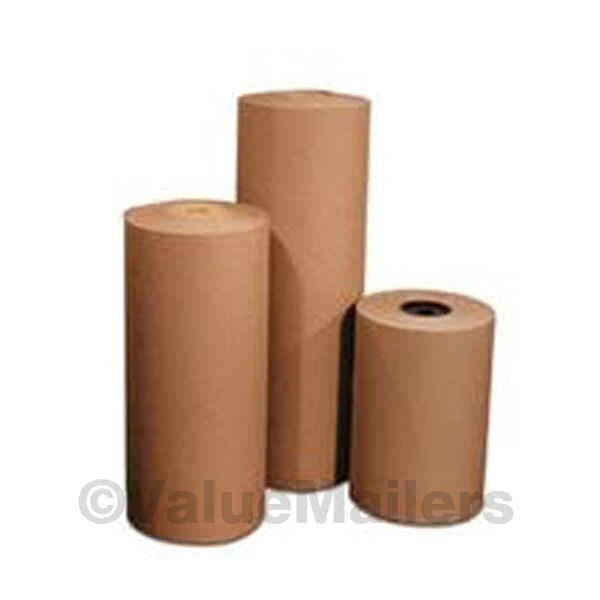12" 30 Lbs 1200' Brown Kraft Paper Roll Shipping Wrapping Cushioning Void Fill