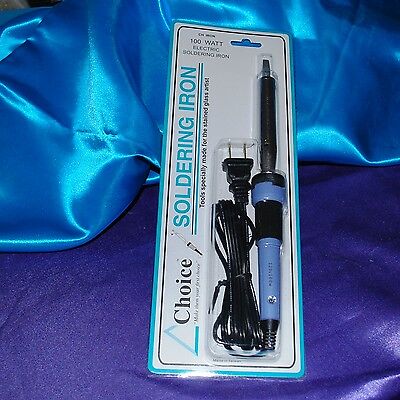 Choice 100 Watt Soldering Iron (with A 1/4 Inch Tip) For Solder Art Glass Work