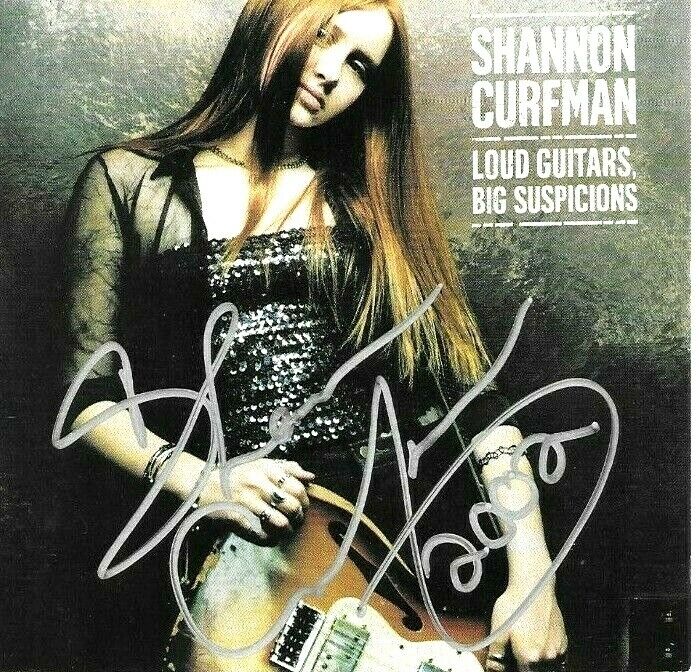 The "loud Guitars, Big Suspicions " Cd Signed By Shannon Curfman