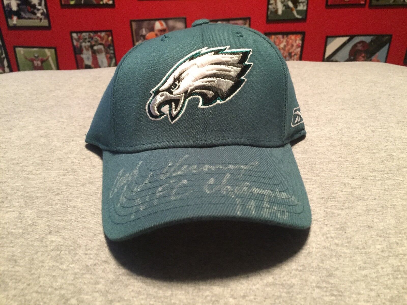 Dick Vermeil Philadelphia Eagles Autographed Signed Hat 1980 Nfc Champions #3