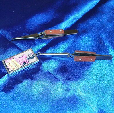 4-5/8 inch Reverse Clamp Tweezers (opens when pressure applied) for SOLDERING