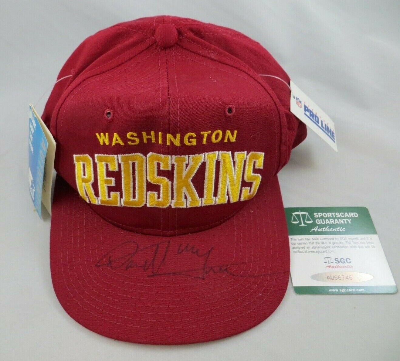 Darrell Green Signed Redskins Proline Starter Hat Auto Autograph Sgc Coa