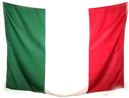 Italy Flag MADE FOR OUTDOOR - 3 1/4' x 2 1/4 ft., Made in Italy