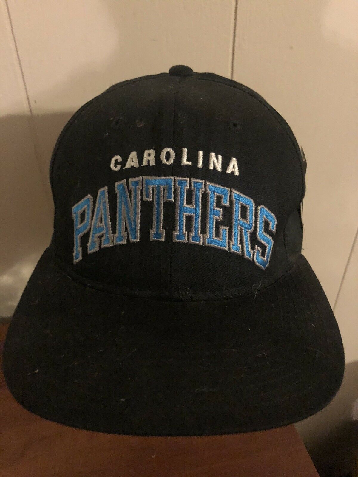 Vintage Starter Panthers Hat Signed By Mark Richardson NFL Carolina Snapback