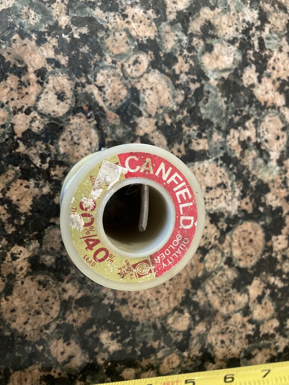 Roll Of Canfield 60/40 Quality Solder 14 Oz Spool