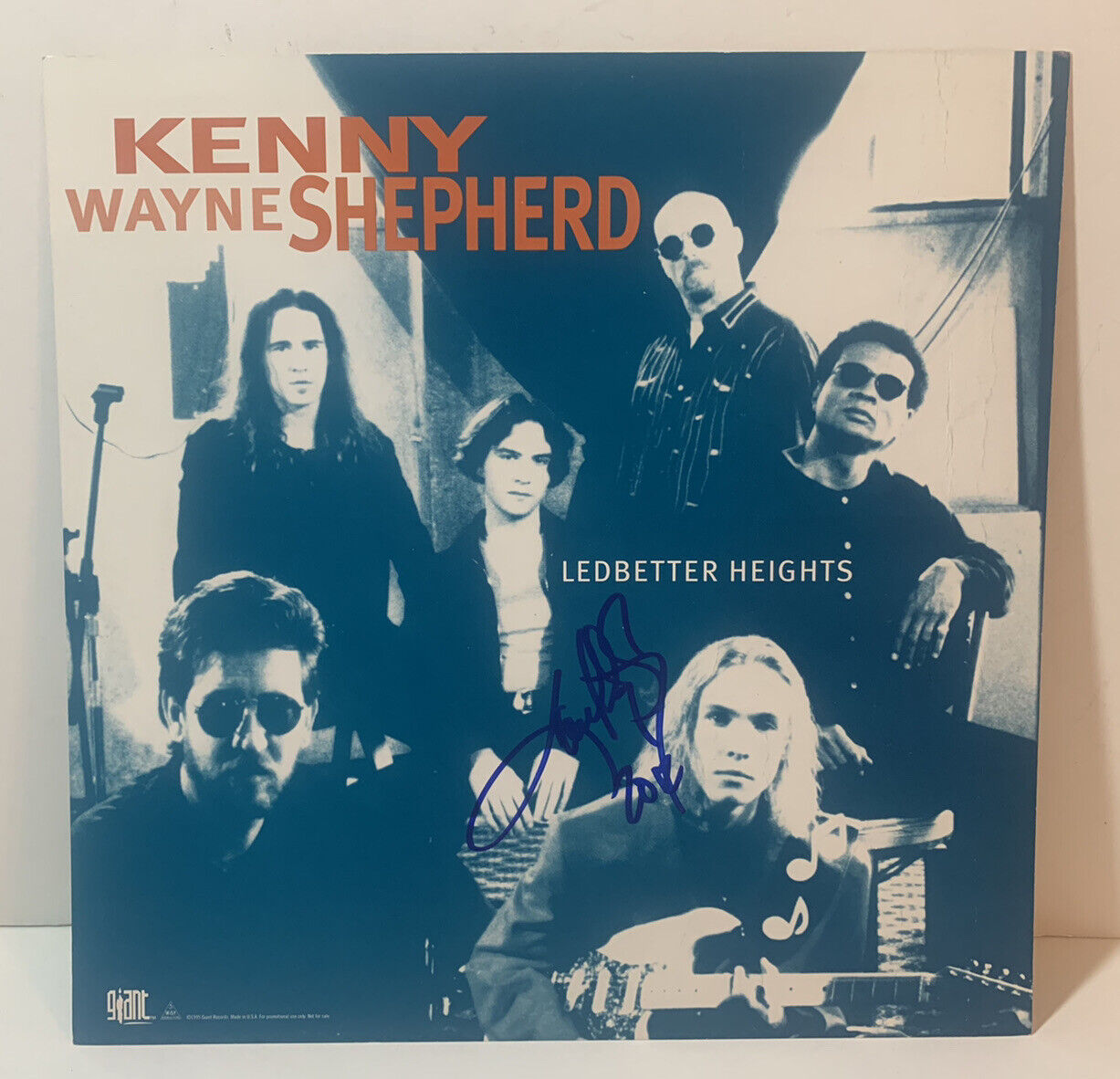 Kenny Wayne Shepherd  Signed Ledbetter LP Album Poster Flat Beckett Certified #3