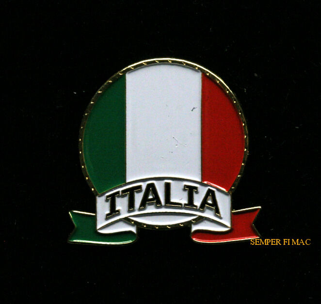 Italian Hat Lapel Vest Pin Up Tie Tac Italy Flag Gift Trade Souvenir Italia Wow