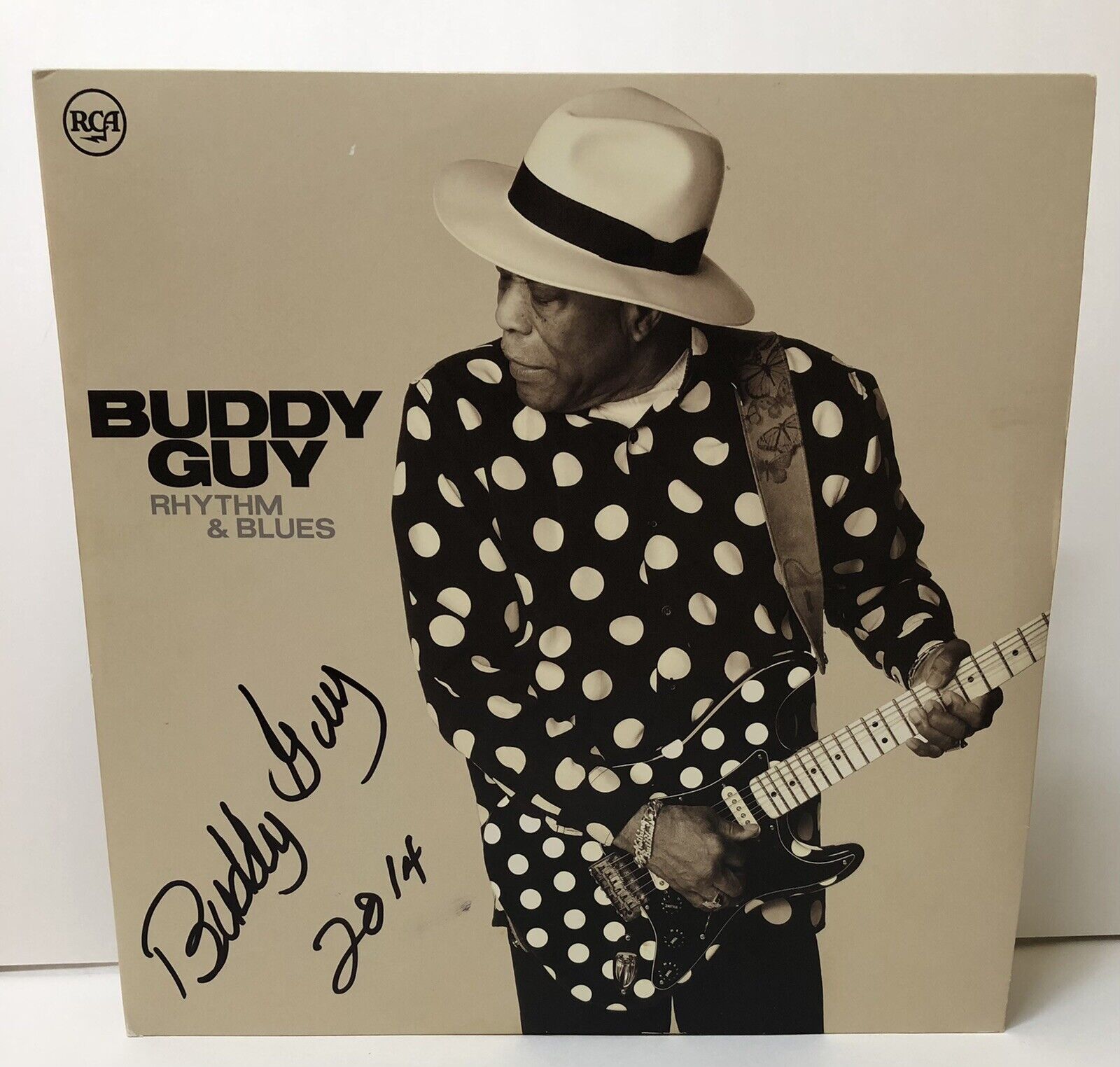 Buddy Guy Signed - Rhythm & Blues Lp - Vinyl Album Autographed / Dated 2014