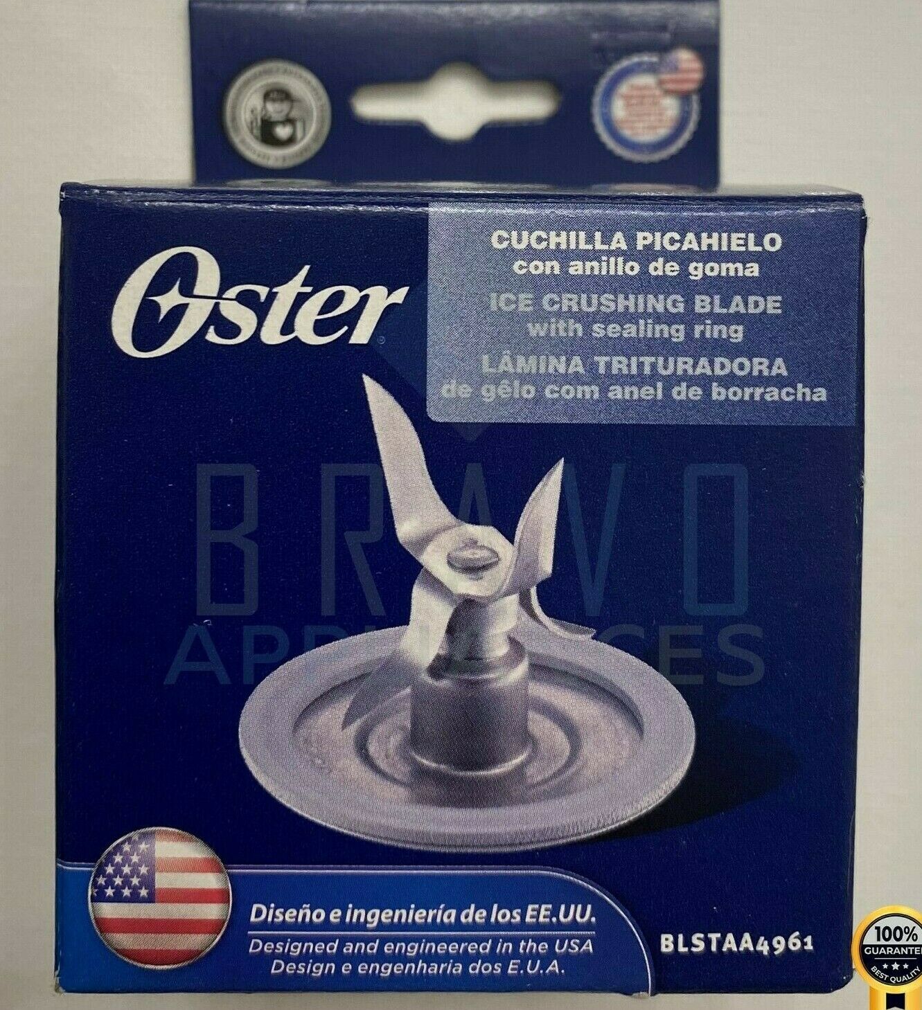 Genuine Oster Blender Stainless Steel Blade 4961 With One Gasket Sealing Ring