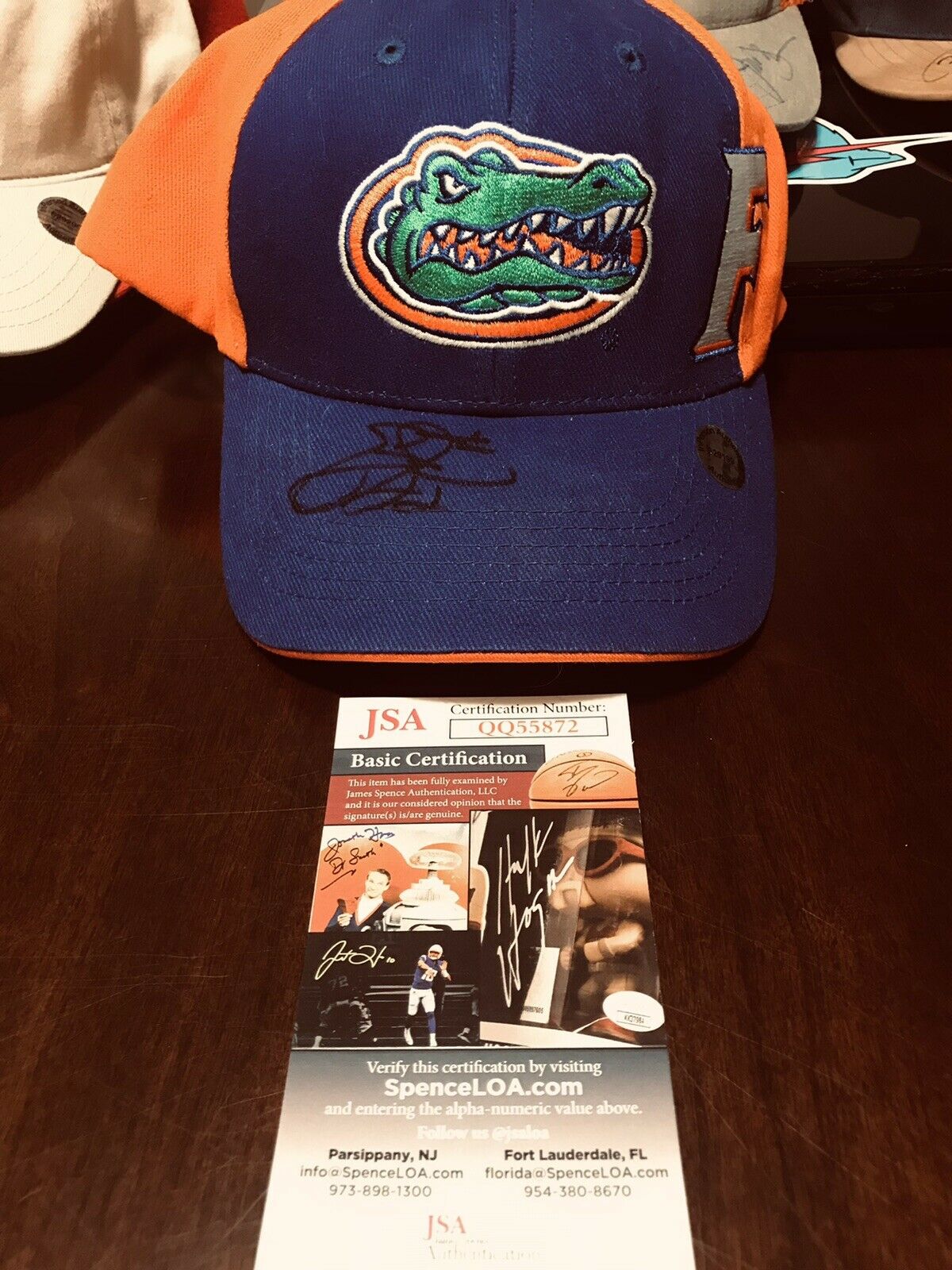 Emmitt Smith  Autographed Signed Florida Gator Cap  (jsa)