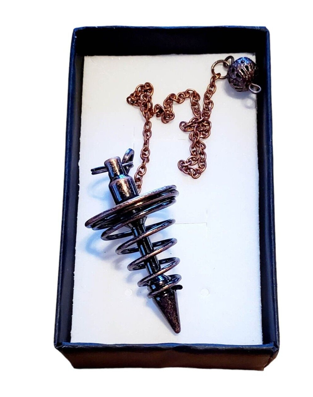 Copper Metal Dowsing Pendulum Divination Spirit Contact Pendulum