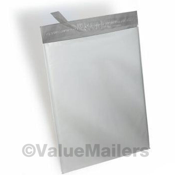 6x9 1000, 7.5X10.5 100 Poly Mailers Envelopes Plastic Bags White Self Seal Bag