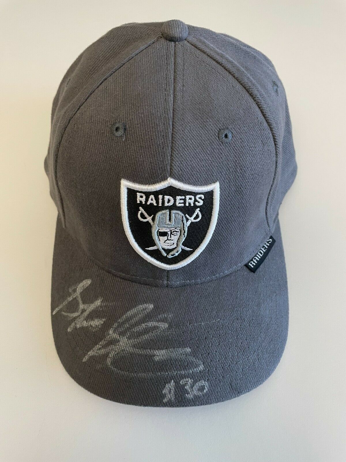 Stuart Schweigert Nfl Oakland Raiders #30 Safety Autographed Gameday Hat