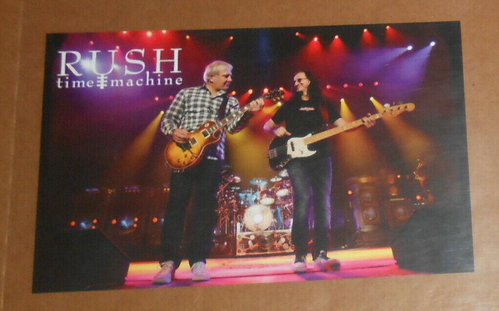 Rush Time Machine Poster 2012 Promo 2-Sided Original 11x17