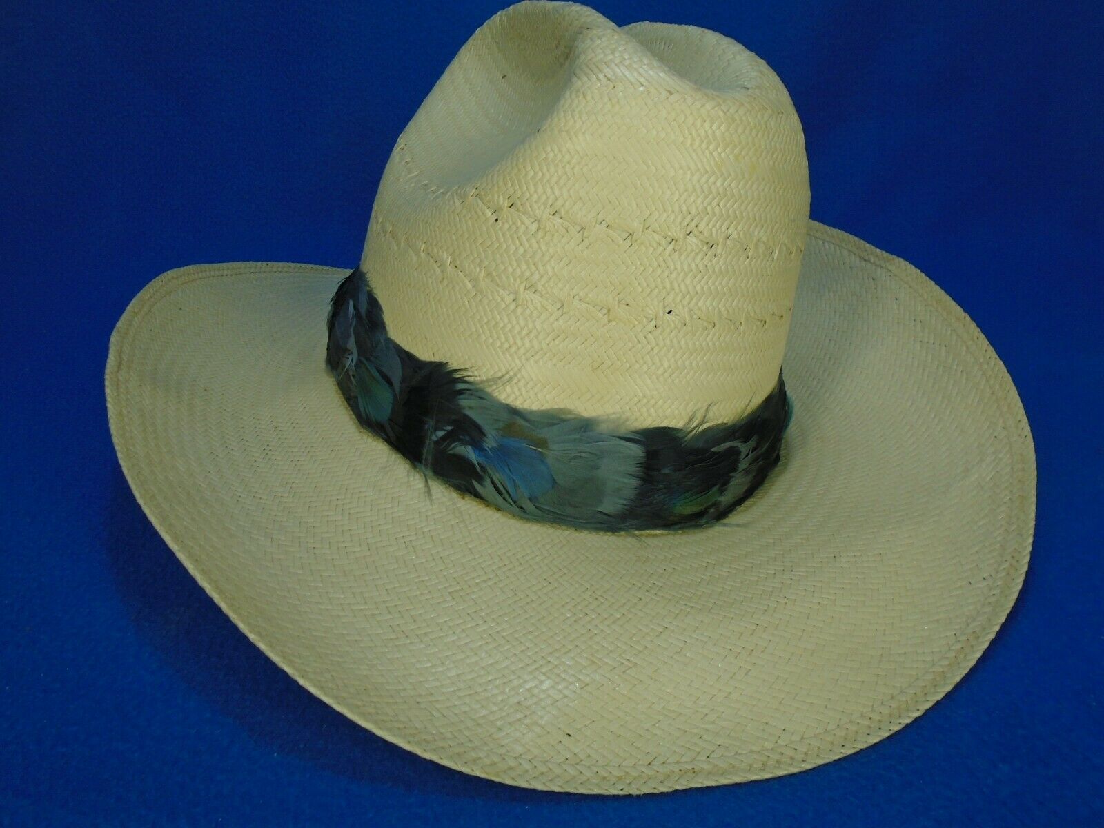 VTG Resistol 4 Cowboy / western / rodeo straw hat DALLAS COWBOYS 1990's W5661 60