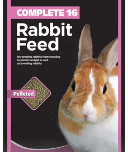 Premium Rabbit Pellets Fresh Complete Diet Food Yucca for Odor Control USA Made