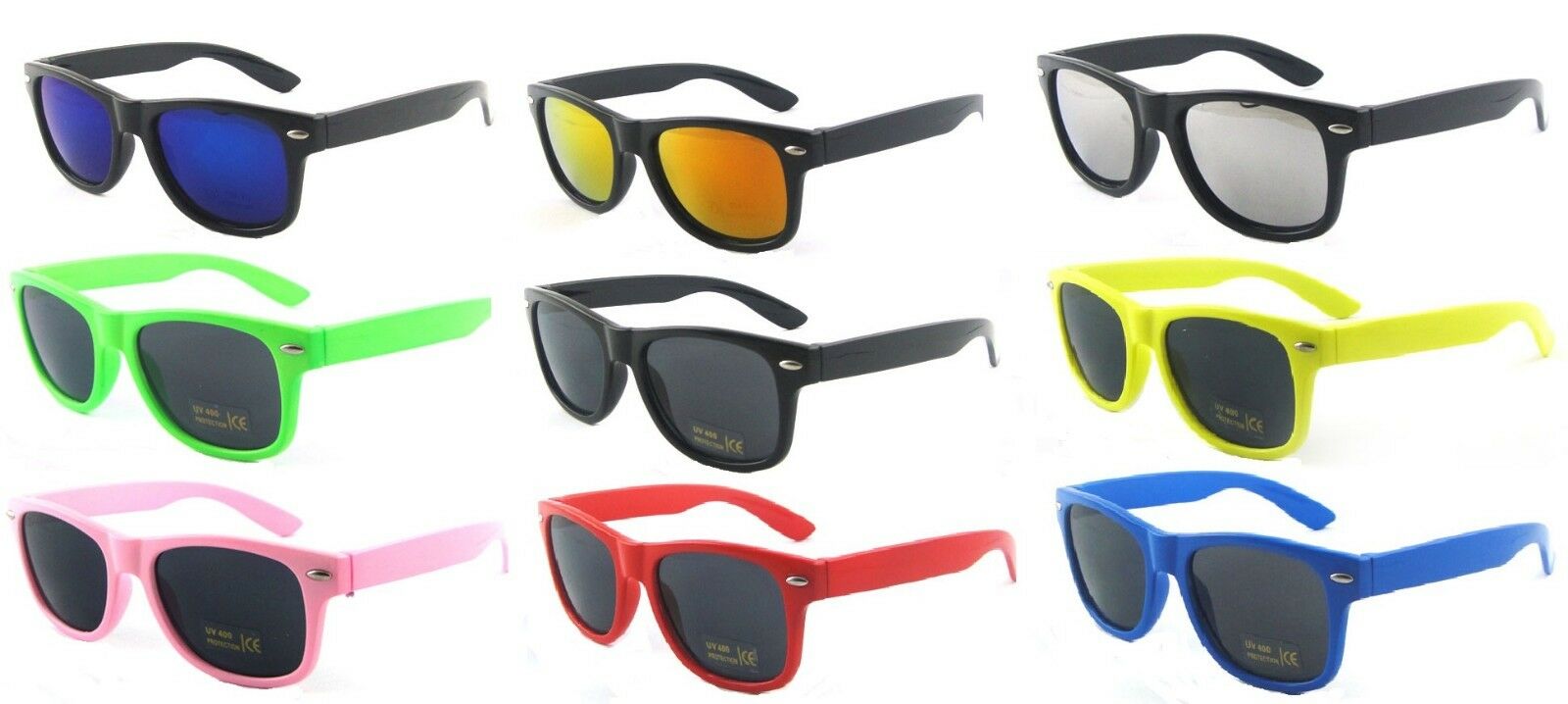 Kids Sunglasses Girls Boys Children Mirror Shades UV400 Holiday Fashion Classic