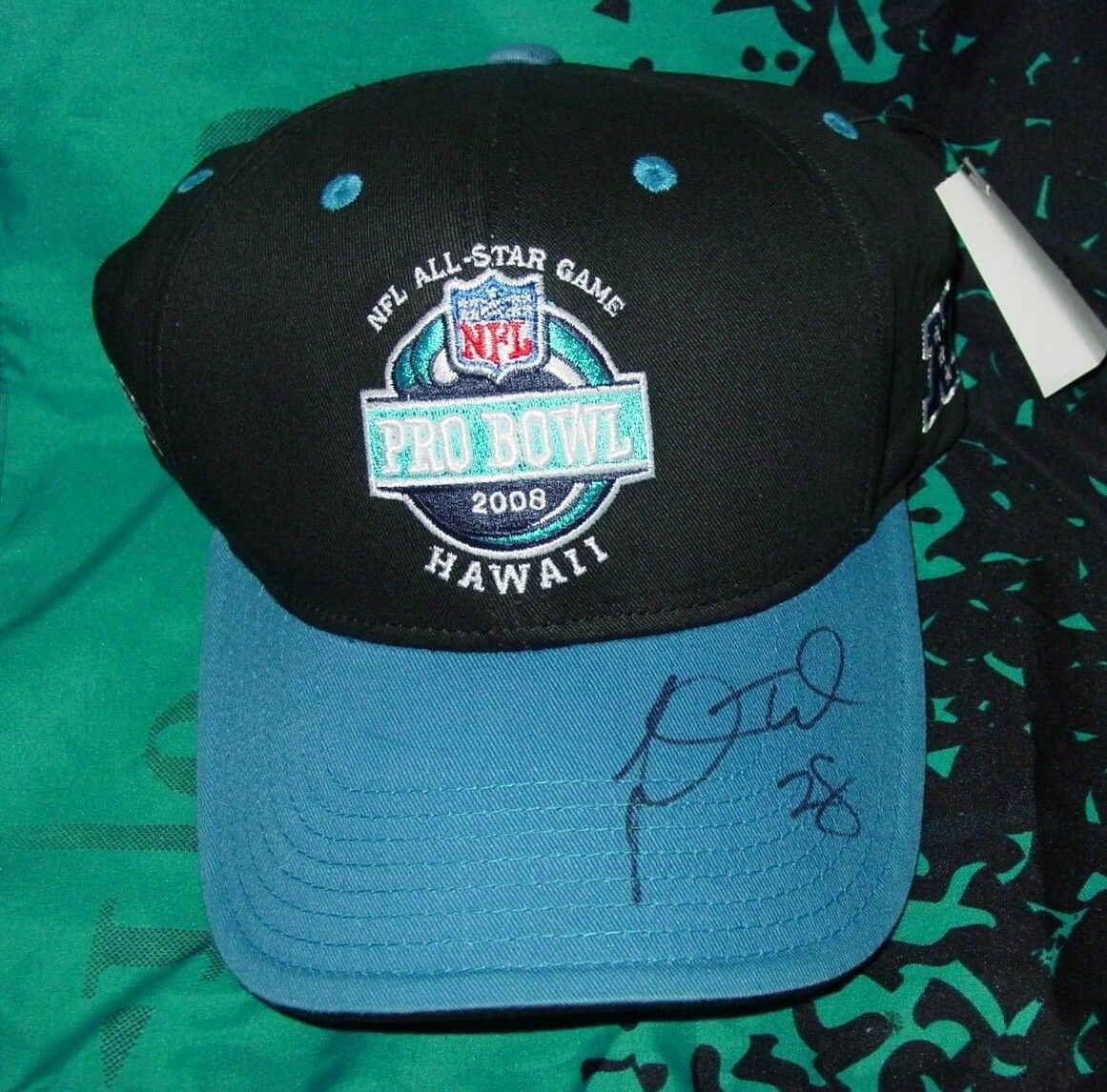Fred Taylor Signed 2008 Pro Bowl Hat Jaguars Coa New Florida Gators