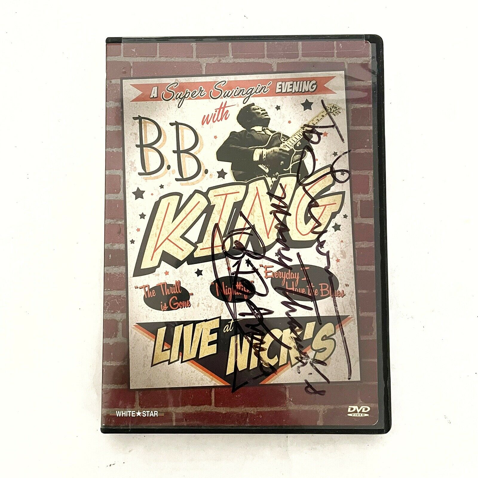 B.B. King - Live at Nicks (DVD, 2002) Case Signed Autographed By B.B. King